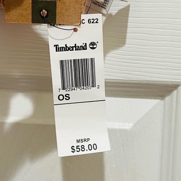 NWT Timberland Knit Scarf in Peach and Tan winter - Picture 5 of 6